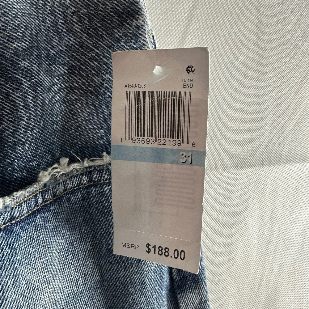 AGOLDE 90’s Pinch Waist High Rise Straight Button Fly Jeans Size 31 Endless